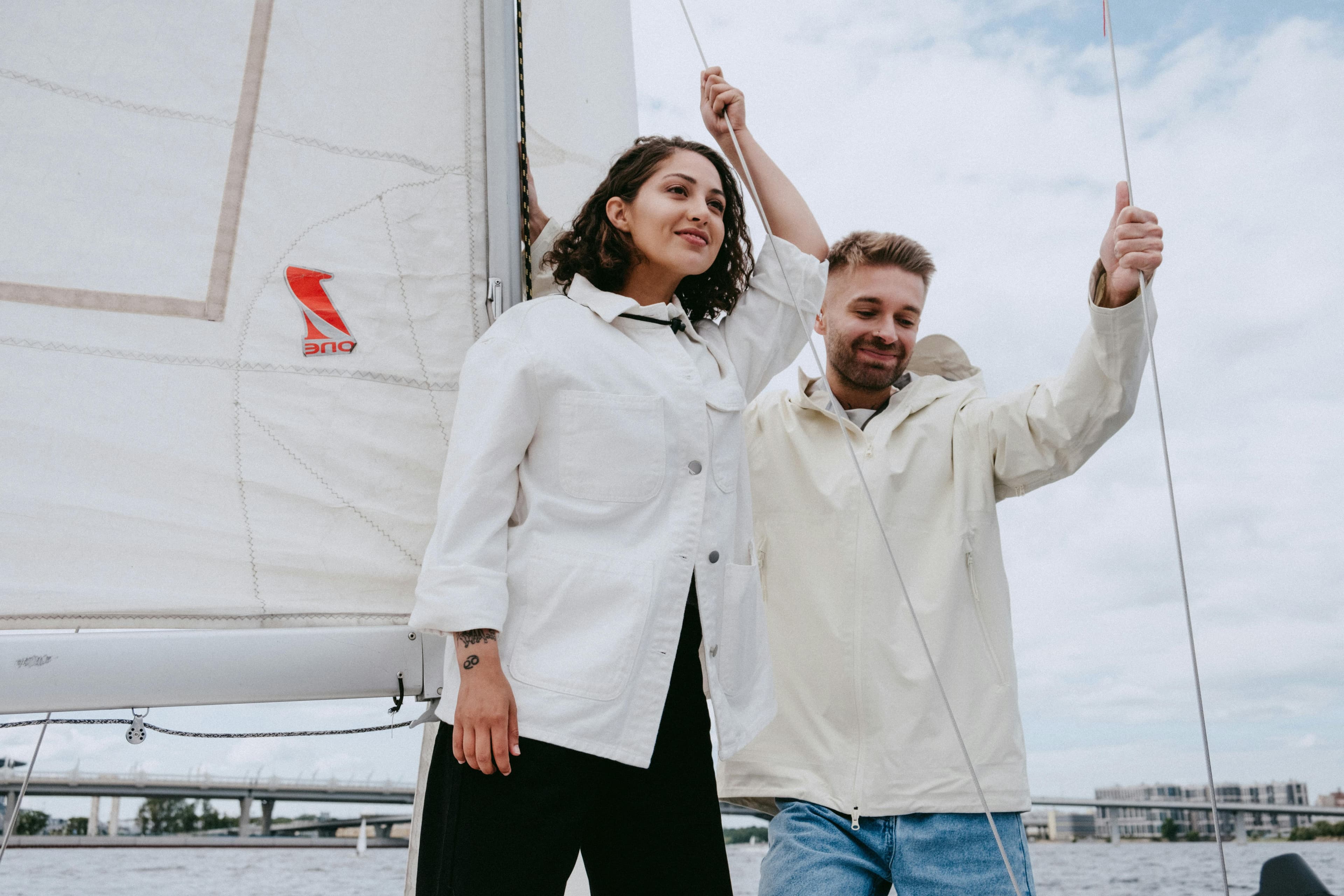 Digital nomads on a yacht